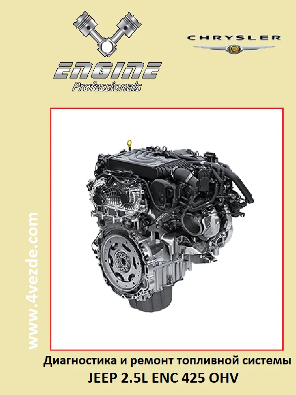 Обложка: Диагностика и ремонт топливной системы двигателя JEEP 2.5L ENC